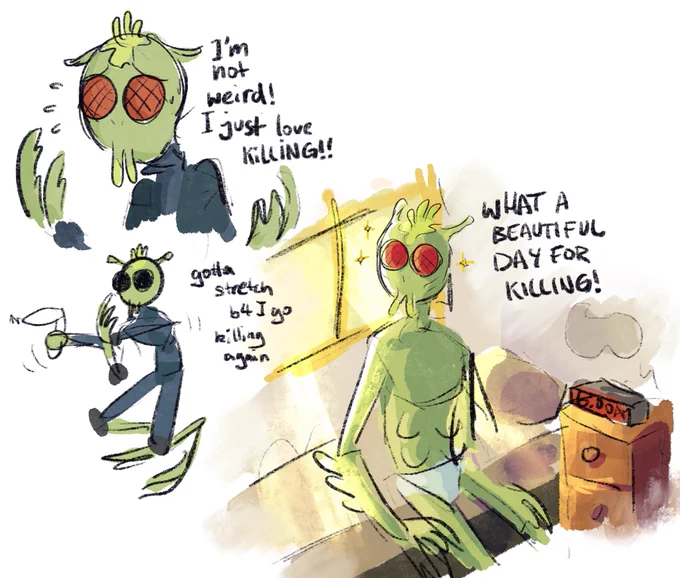 who am I kidding, I've drawn Krombopulos Michael countless times 