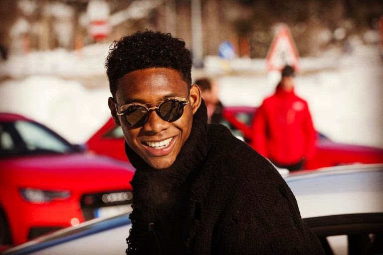 10. David AlabaDavid Alaba is a left back who plies his trade at Bayern Munich, he's an Austrian with Nigerian roots.Man knows his stuff and he struts it with ease, his shades and hair game are really tight.Very humble with a quiet demeanor, loves black passionately.