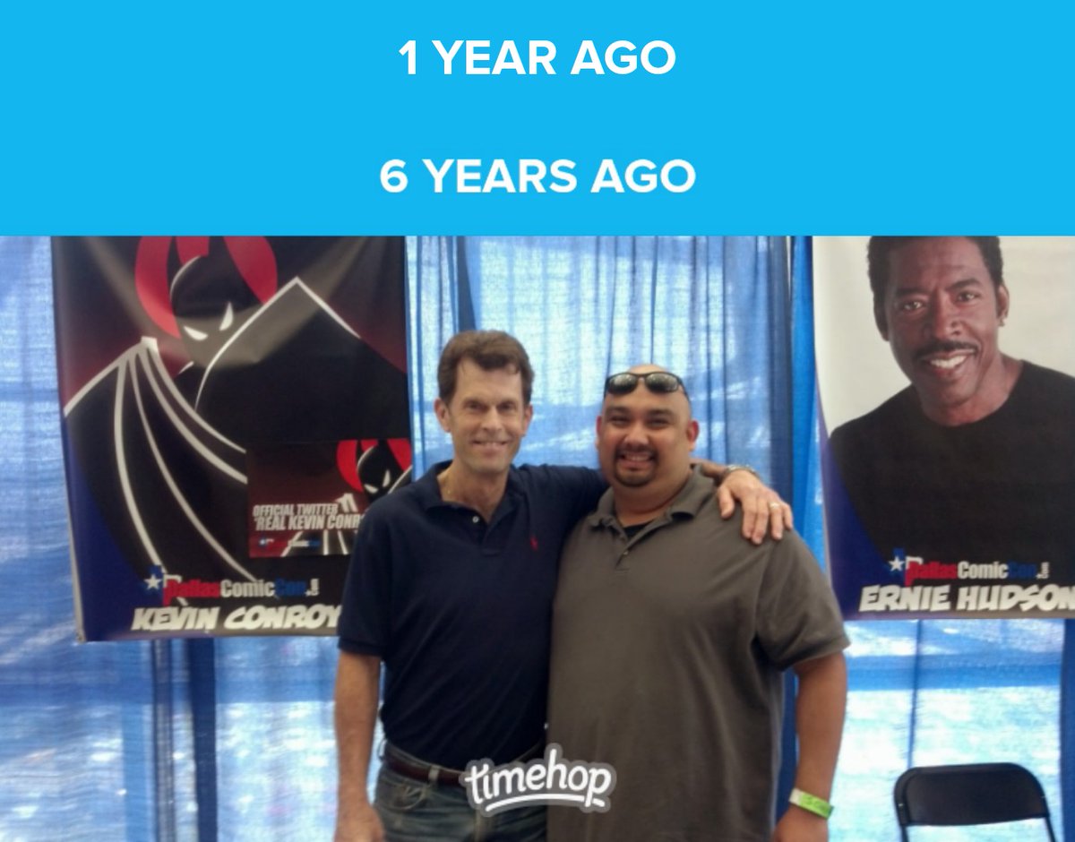 santinoflores's tweet photo. The second time I met @RealKevinConroy still makes me happy and excited so close to my birthday. When I first met him I gave him a patch from the police department. #Batman #KevinConroy #DallasComicCon #Santino #DonSantino #donpimpin #LegendsofDonSantino #SantinoArchives https://t.co/ikEmzJ0QIG