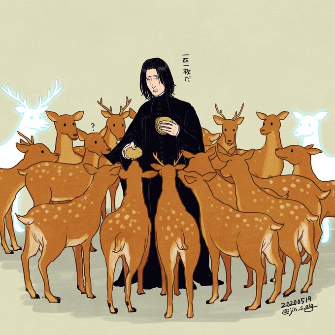 「black hair deer」 illustration images(Latest)