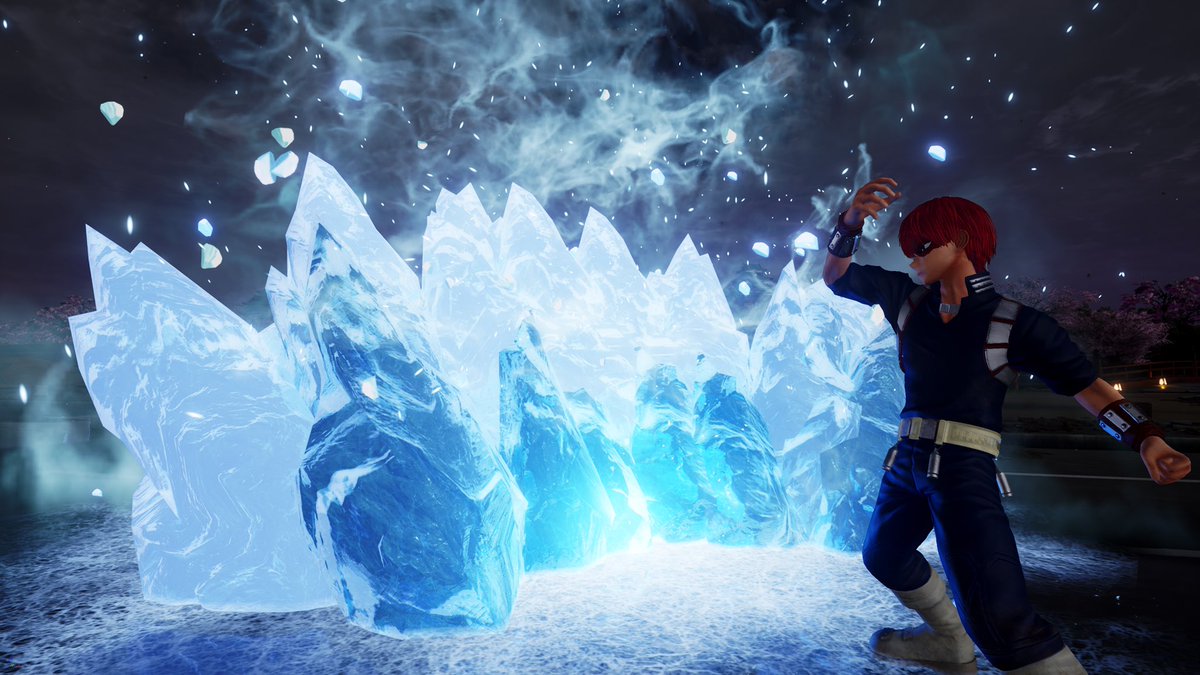 We have NEW screenshots showing off Todoroki's arrival to #JUMPFORCE! 

Team up with the Half-Cold, Half-Hot hero when he arrives May 26th, 2020! Or pick up Season Pass 2 to unlock him on May 22nd, 2020! bandainam.co/JumpForcePO