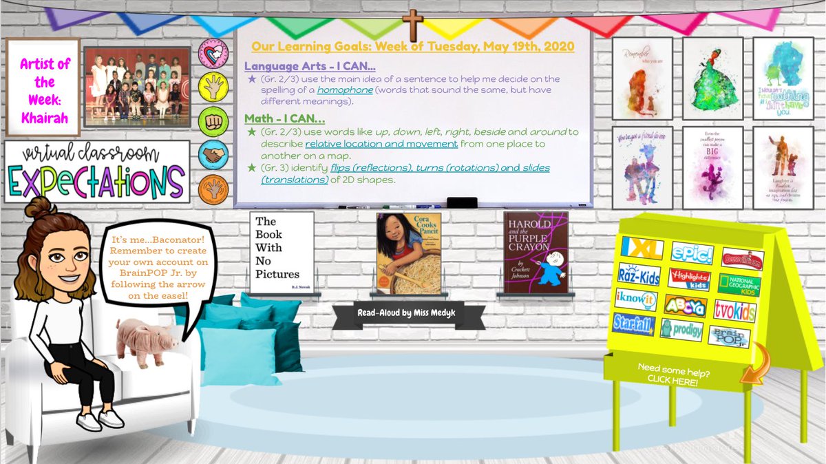 ✨Bippity, boppity...#BitmojClassroom!✨ Can my Grade 2s and 3s find *ALL* 3️⃣5⃣ links embedded within our new learning space?! <a href="/StVeronicaDP/">St.Veronica</a>