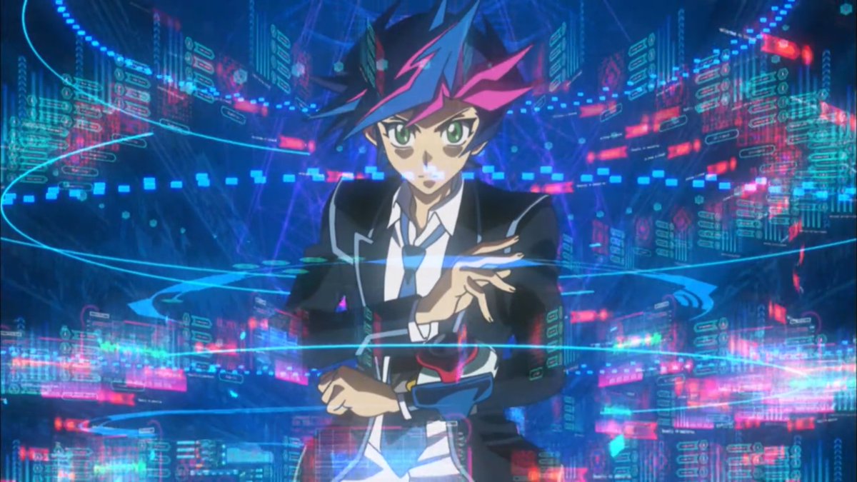 And since we moved on to mention the characters, I'd like to speak of them. Above them all definitely stands the protagonist, Yusaku Fujiki/Playmaker, a character that is very much the epitome of not judging a book by its cover throughout this first arc.