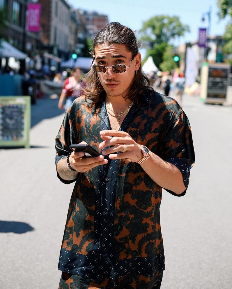 It comes so easy for him, he doesn't hesitate to flaunt his lovely hair, boyish looks and unique outfits at any given opportunity.Check out his gram page to clear your doubts, he even models for top fashion brands.You can't but love Hector's style, he brings it everytime.