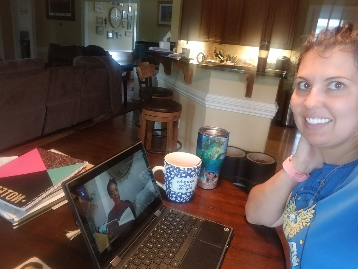 CaseyIn3rd's tweet photo. @Dolphinville students enjoying our virtual field trip #HarryPotterAtHome read by Noma Dumezweni #harrypotterandthesorcersstone #chaptertwo #thevanishingglass #JKRowling https://t.co/WtUMm7dKdO