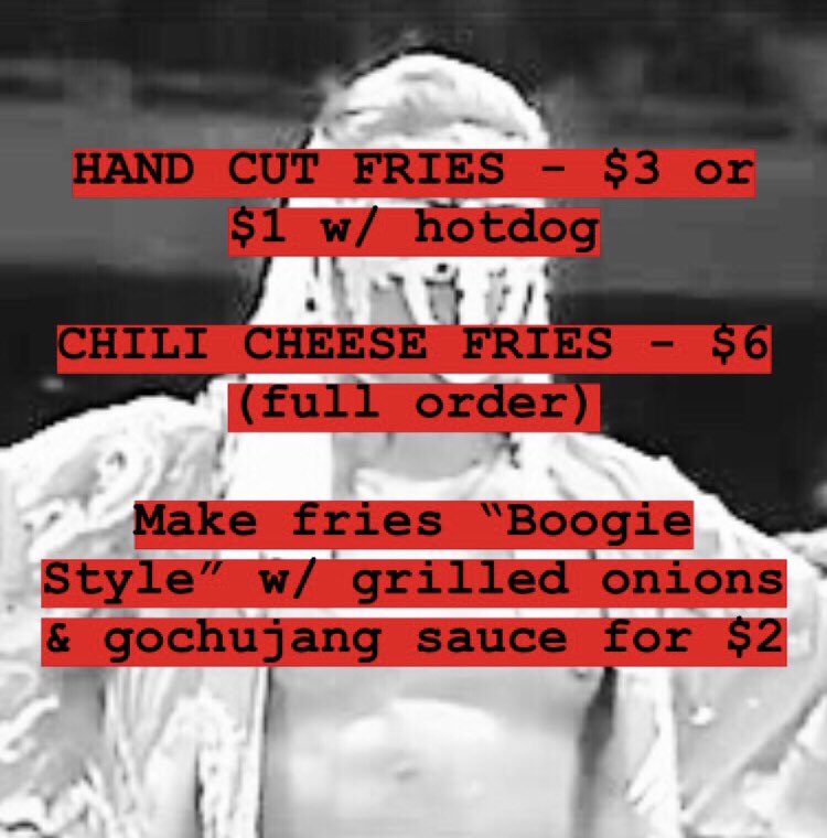 BoogieDogCHI's tweet photo. Tonight! 8-10:30ish! Delivery or pickup available! Follow the link below if youβd like to pre-order. We also have a chili dog + pickle sample combo available on @Shmeal!
https://t.co/uakBi4NUIP
#chicagotakeout #chicagodelivery #chicagoeats https://t.co/1VdIp0js8Z