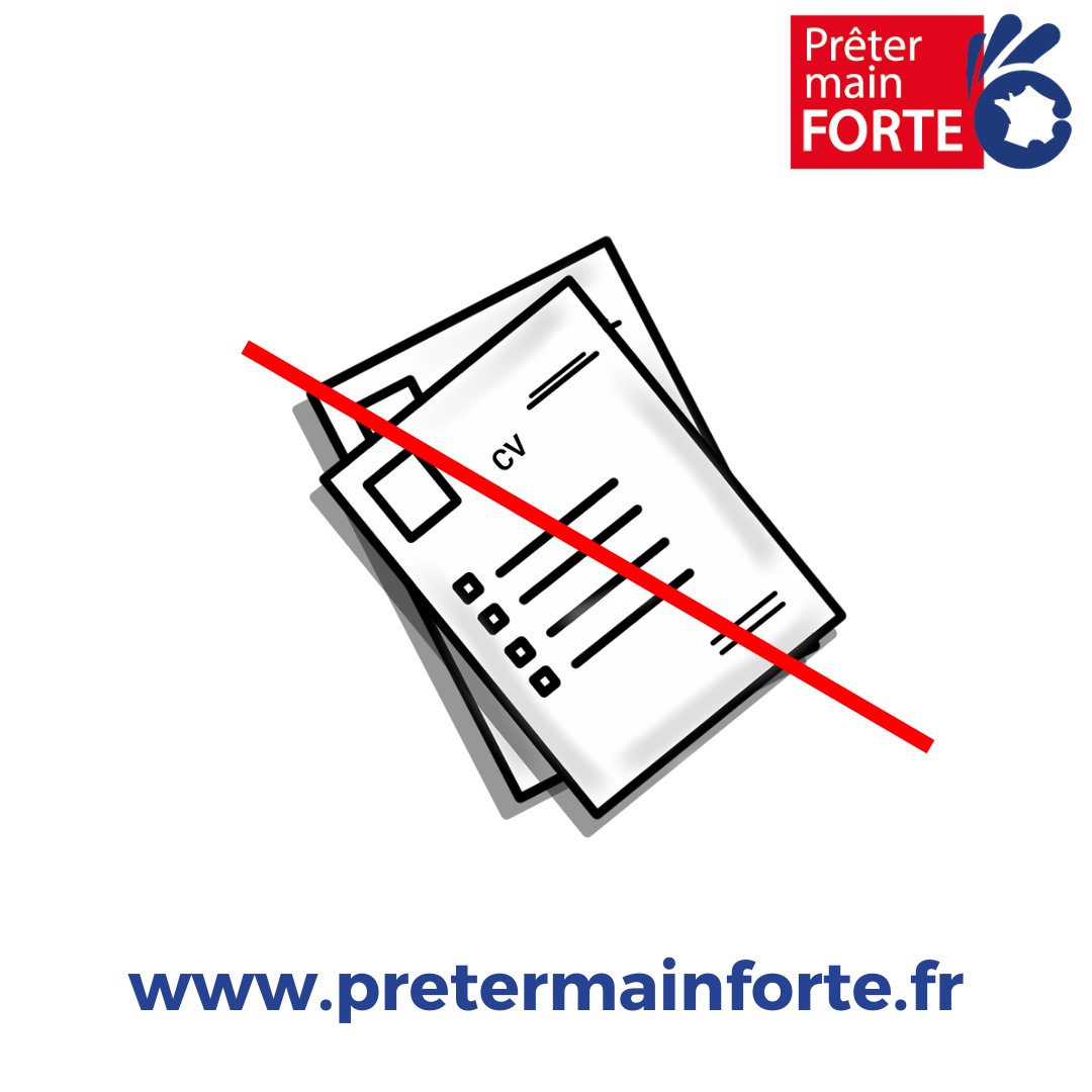 #Pretermainforte : Pour plus de rapidité, pas de CV, les bénévoles ne vous proposeront que l'essentiel : compétences et disponibilité.

📩Si vous avez besoin de renforts non soignants, rendez-vous sur pretermainforte.fr