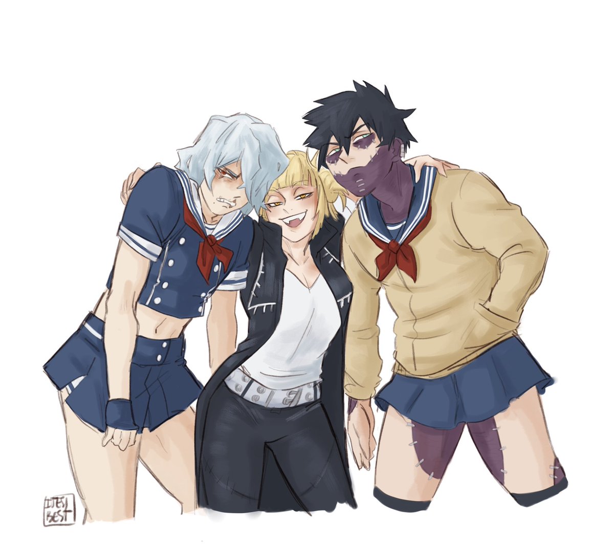 Revenge of the Toga ball. They tried to steal her clothes but it’s not the same