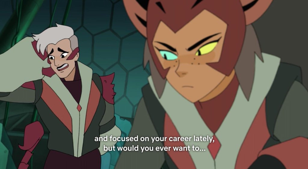 scorpia in the episode “white out” attempts to ask catra on a date and her relationship with perfuma has been confirmed in s5