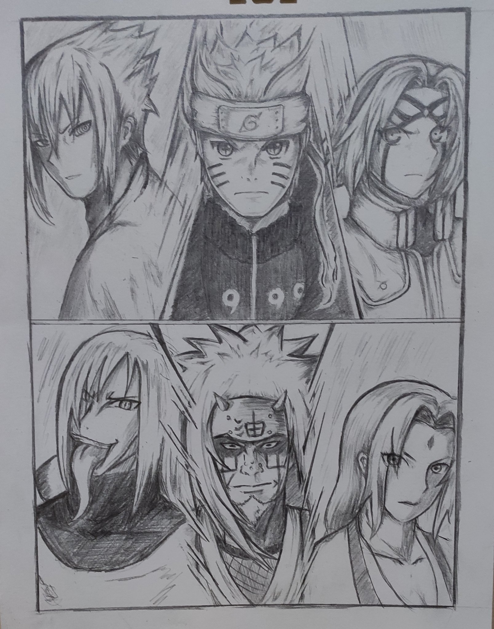Desenhando 0 Naruto, Sasuke e Sakura (Jiraiya, Orochimaru e Tsunade) 