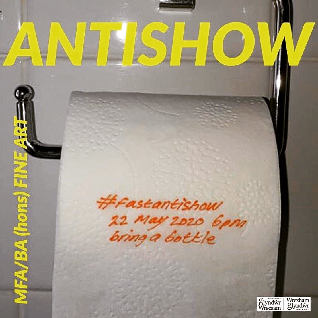 worksofweasley's tweet photo. 💛 Join us live from 6pm on May 22nd, 2020 on @scafineart for the MFA/BA (hons) Fine Art students degree show // Follow the hashtag #fastantishow to see and keep up with the work of the fine art students at @GlyndwrUni 💛
#fastantishow #art #fineart #artstudent #degreeshow https://t.co/g7CI2eGXB9