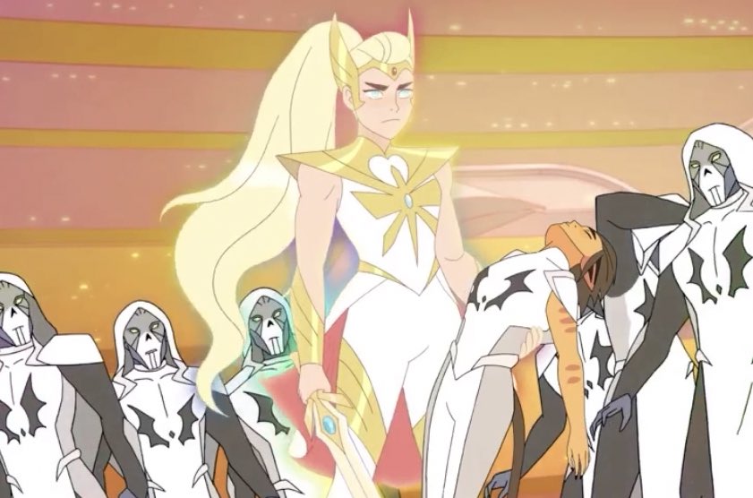 adora, the legendary she-ra, is canonically a lesbian and she’s dating catra