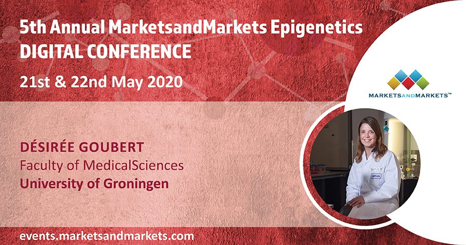 DesireeGoubert's tweet photo. 🔊 This thursday I will be speaking at the 5th Annual Epigenetics Digital Conference by @marketsmarkets Join the international representation of scientists focussing on #epigenetic #research 🙌
Sign up here: https://t.co/kLOKz4CRHX

#webinar #WomenInSTEM #sciencetwitter #scicomm https://t.co/ZMD9C8FvVi