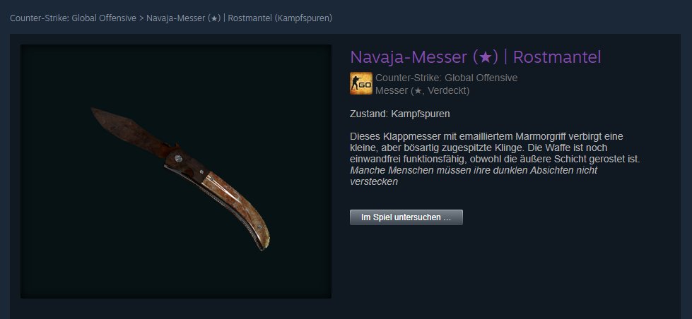 DeMaestrooo's tweet image. 🚀 Navaja Knife Rust Coat Giveaway 🚀

How to enter :

✔️ RT + Like + TAG
✔️ Follow me + @Dota2huntcom 

Good luck to all of you ;)