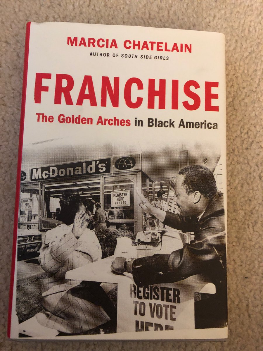I adored Franchise.  @DrMChatelain has written a book that is about race, history, capitalism, McDonald's, and so much more.