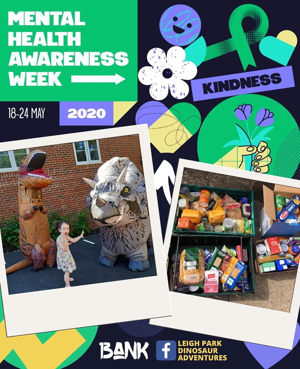 13ankCic's tweet photo. It is #MentalHealthAwarenessWeek2020 and this year's theme is 'Kindness'. We have seen SO much kindness lately. We'd like to highlight some.

Our FreeBank Coordinator with her dino friends have been meeting children in our Community to bring smiles to their faces during lockdown. https://t.co/cp5eWa87Bv