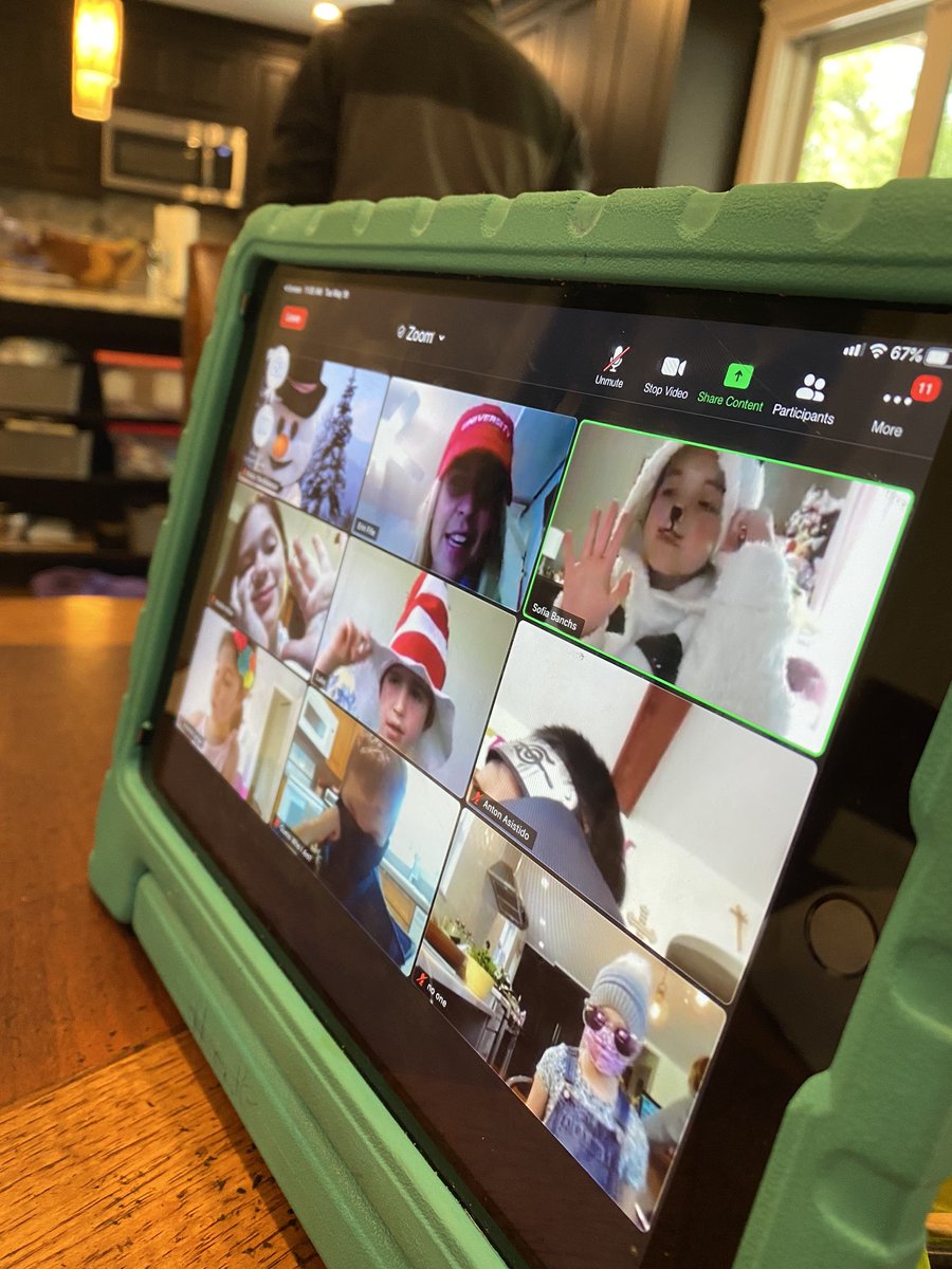 katiecip's tweet photo. It was trick your class in a disguise on zoom @FernHillES ! Hope def enjoyed this @Miss_Fife !! https://t.co/ZGMwrgVioQ