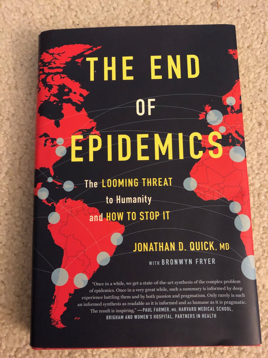 My students and I were fortunate to read  @jonoquick's terrific End of Epidemics a year before the coronavirus pandemic came into our lives and so we had a good sense of what was coming our way.