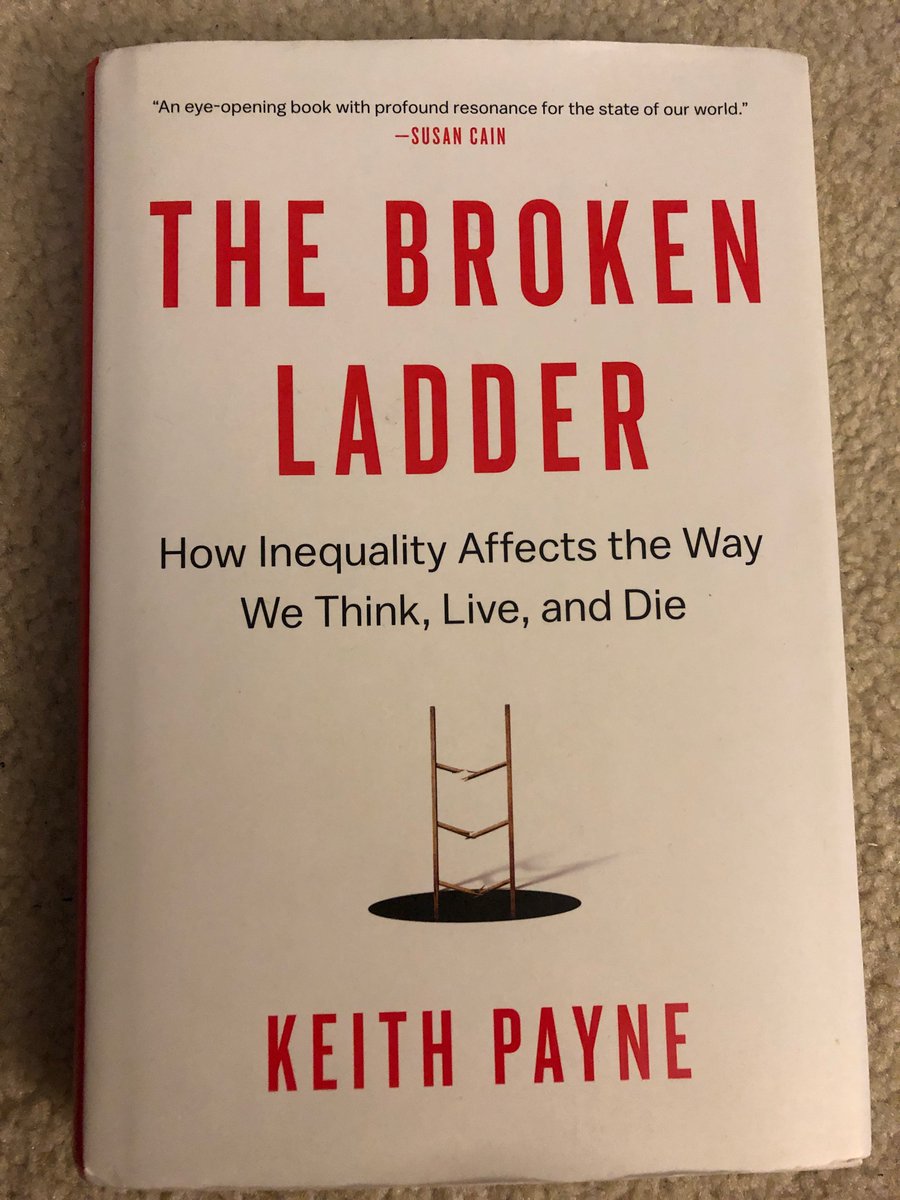 Keith Payne's book, The Broken Ladder, explores the psychology of inequality in ways that have proven so helpful to making sense of our political situation. Thanks to Keith for being such a great guy and visiting our class to discuss the book.