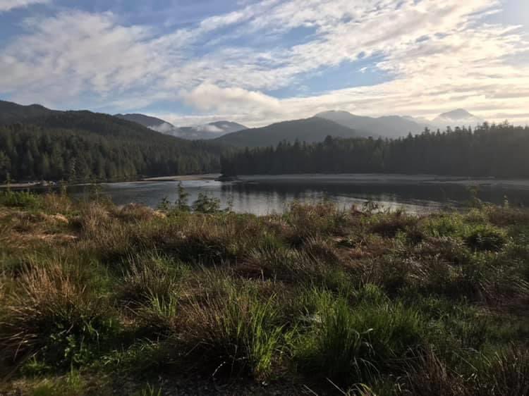 For context, we’ve been running gardening programs through our Haíɫzaqv nonprofit  @qqsprojects informally since ~2002 and formally since ~2013. It started with gardens at our community centre on the land. Koeye Sanctuary. Here’s the view from the Sanctuary!