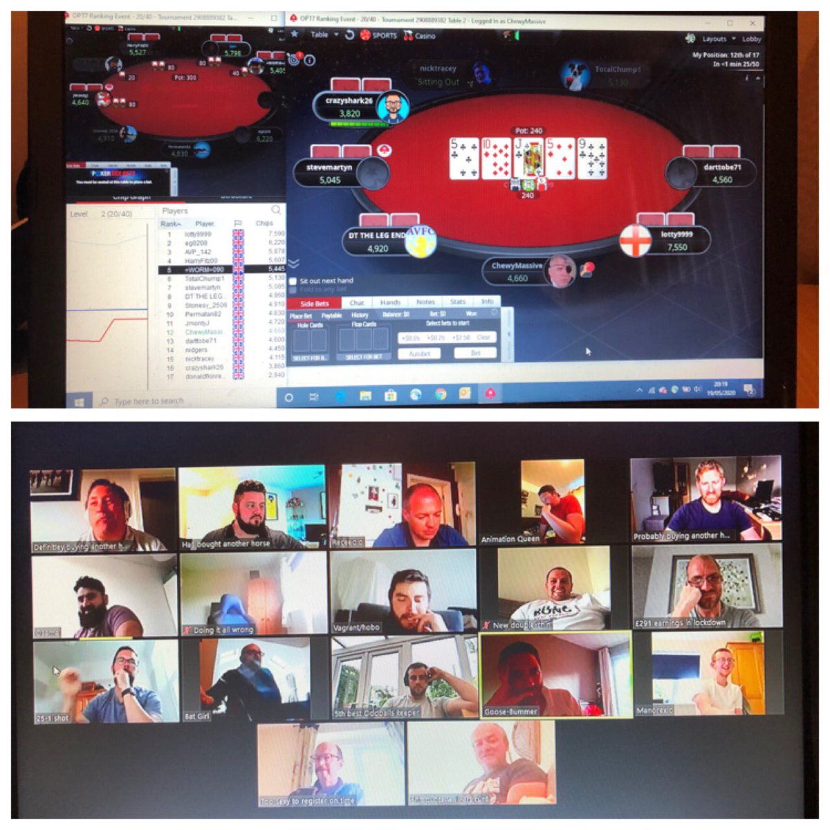 OddballsCC's tweet photo. Record turnout for the Oddballs Poker Tour this week #OPT7 #OddballsPokerTour https://t.co/8fgEKVJaiO
