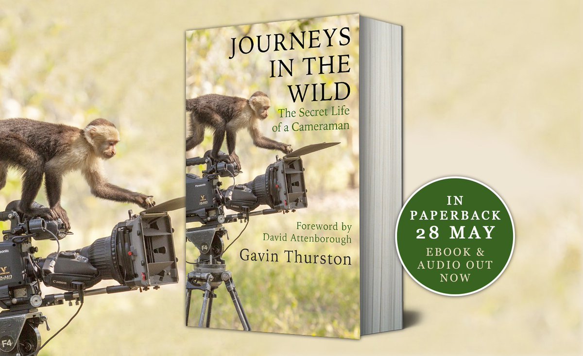 orionbooks's tweet photo. 'One of the best books about filming I've ever read' MICHAEL PALIN
Out next week: #JourneysintheWild, cameraman @GavinThurston's extraordinary true stories of finding and filming our planet's most captivating creatures.
Foreword by David Attenborough! https://t.co/l48zTo7kxE https://t.co/xJOmnVCO90