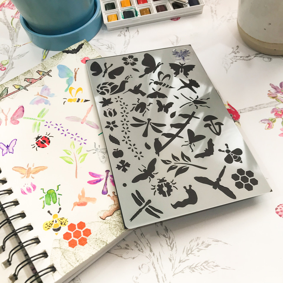 CraftingSpratt's tweet photo. Its a Bugs life Bullet Journal Stencil add everything from Dragonflies, Butterflies, Beetles even slugs to your Notebookspreads with this Bullet Journal Stencil
https://t.co/NUtaBKlqZf
#StationeryAddict #JournalTips #JournalIdeas #HomeSchooling #ThingsForKids https://t.co/XbAH3g75H5