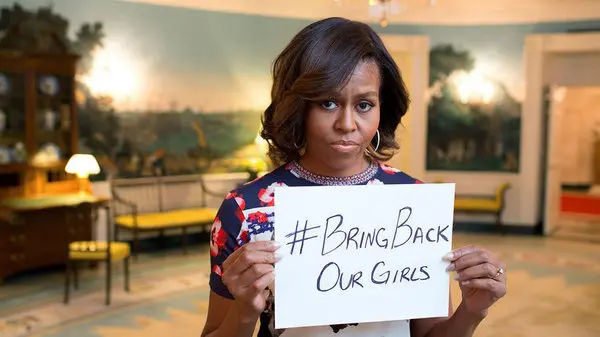 (2) When 200 girls were kidnapped in Chibok the western media went agog and did what they do best. Glorify terror and condemn the Nigerian army. They called Shekau the new kid in the block. Michelle Obama responded with a perfectly ineffective social-media campaign