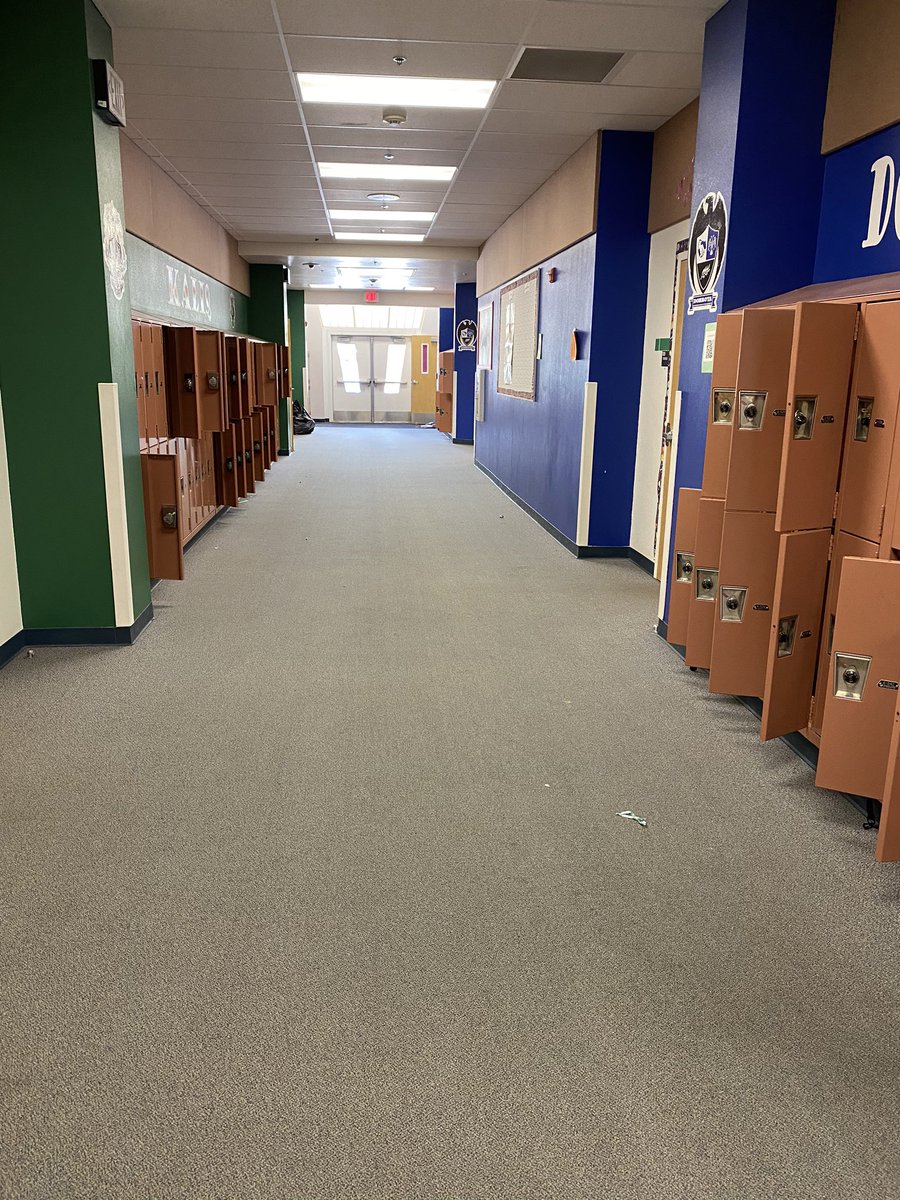 LeavittMS's tweet photo. Such a sad way to end our year with quiet and empty halls instead of the laughter of students.  WE MISS YOU!!! https://t.co/LOYnWYYqwi
