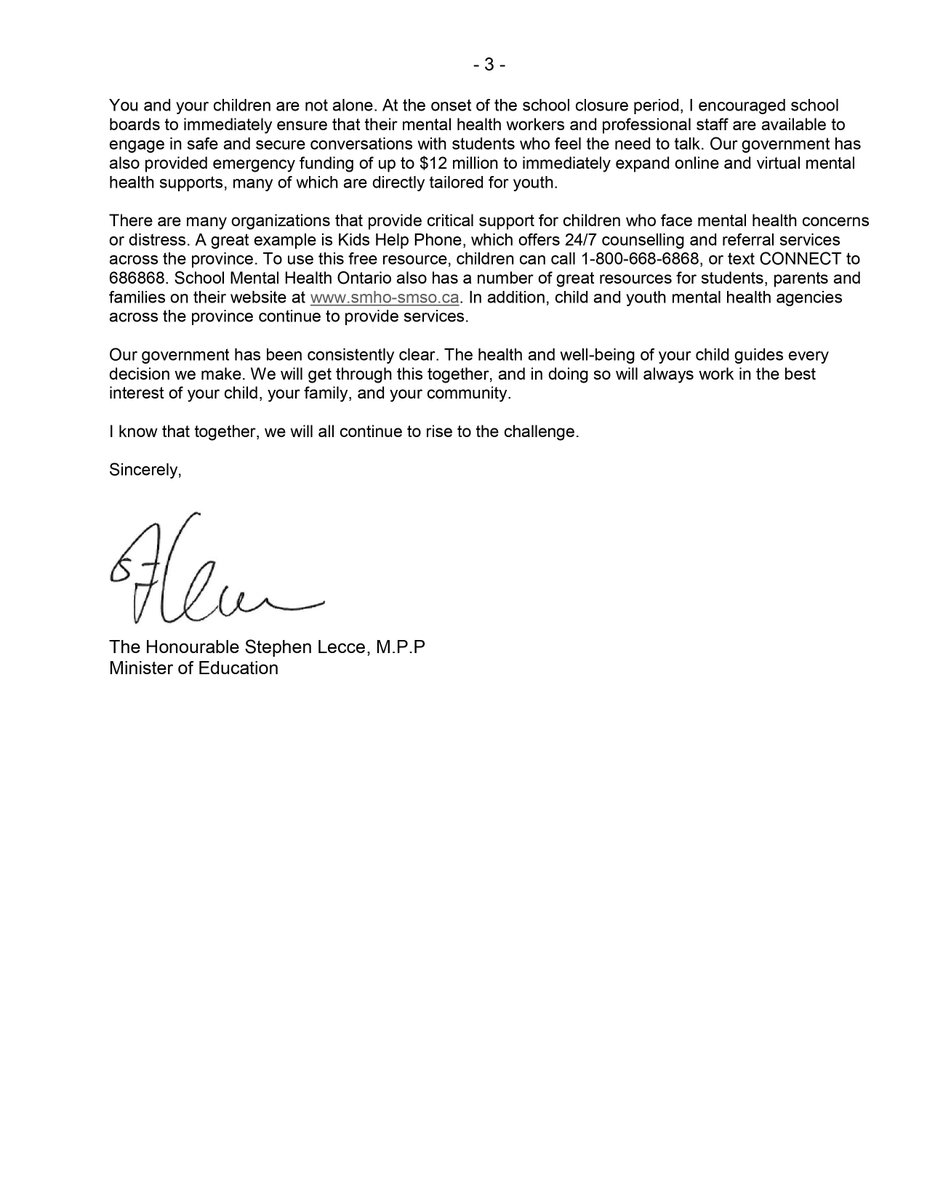 Sflecce's tweet photo. When it comes to our kids, safety must come first.

Please see my updated letter to parents on our plan to keep students safe while they #LearnAtHome. https://t.co/kaEl3cWQic