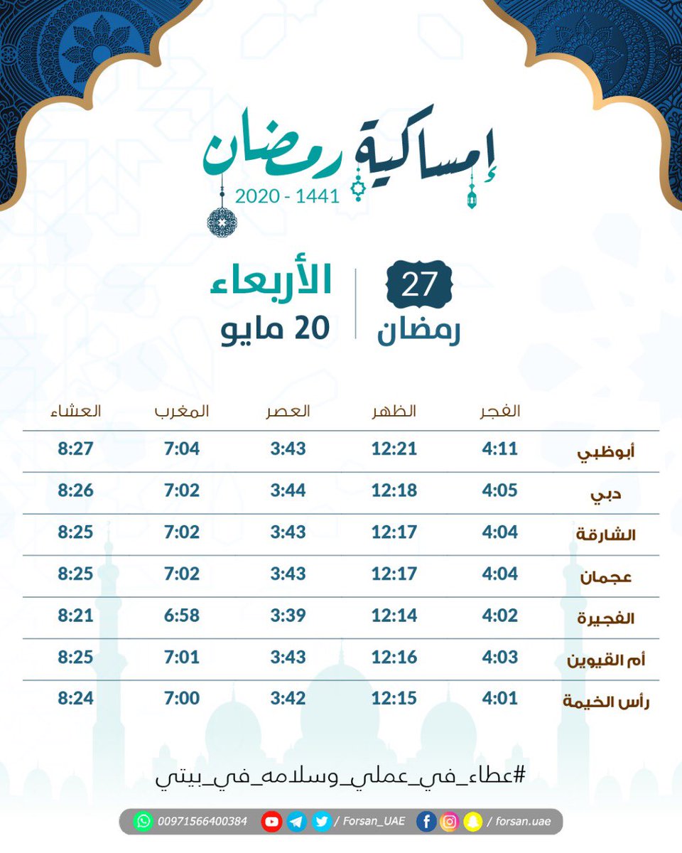 اوقات الصلاة رجال المع