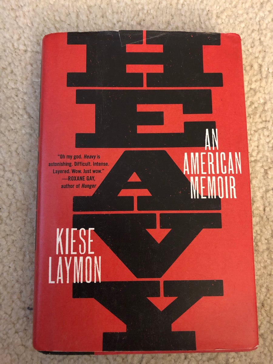 Picking the "best" book from any time period is silly. Still, if you asked me what the best book was that I read in the last 2-3 years, it would be  @KieseLaymon's Heavy. I cannot wait to have my students read and write about this book.