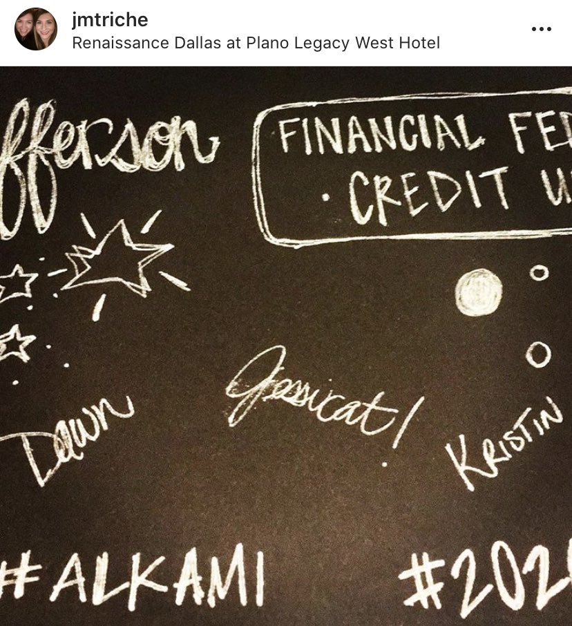 jmtriche's tweet photo. Throwback to Alkami’s 2018 conference in Plano #AlkamiUnite2020 #PrettyPens @JFCULA https://t.co/0UvWYcxRAv
