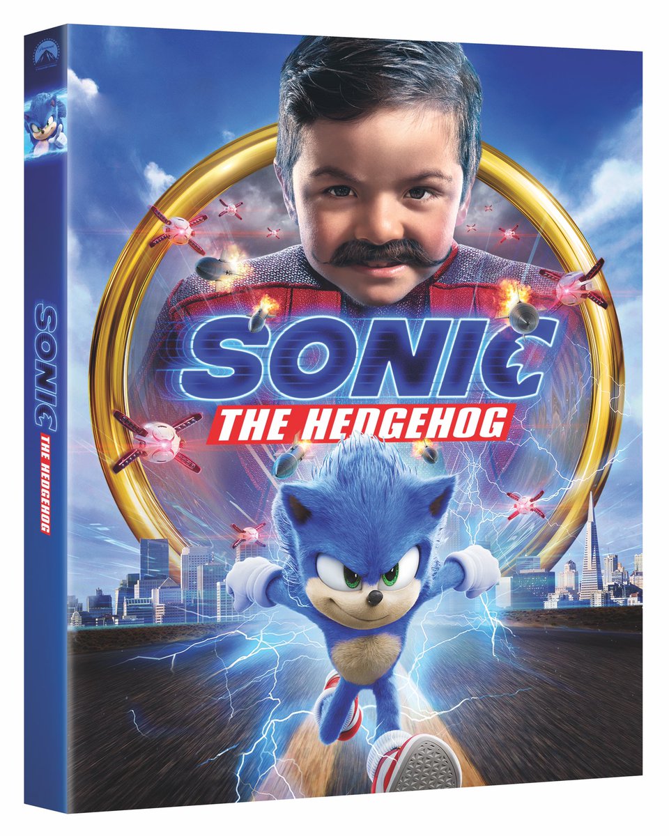 In partnership with <a href="/ParamountMovies/">Paramount Movies</a> and their Blu-ray release of <a href="/SonicMovie/">Sonic the Hedgehog</a>, I got asked to do some fun art to celebrate! My kid was so excited to pose for this one and doesn't he resemble Dr. Robotnik?! Get the movie here...paramnt.us/GetSonic #sonicmovie #sponsored
