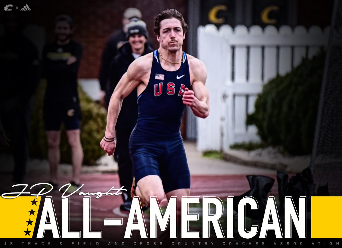 CentreAthletics's tweet photo. RELEASE | Vaught named All-American by @USTFCCCA #GoldRush https://t.co/mlKGiBMrqP https://t.co/fftqN5I2S8