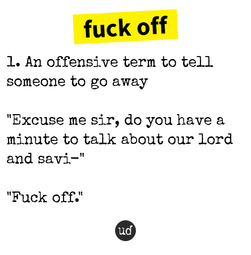 Urban Dictionary on Twitter "RATATATARAMSEY fuck off 1. An offensive