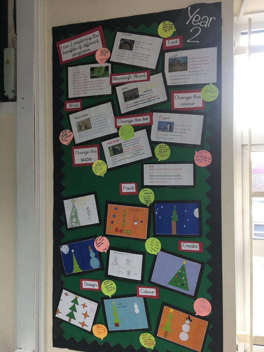 schooldisplays1's tweet photo. Using kids work to make classroom displays. #computing #lessons https://t.co/td80aSHzVr