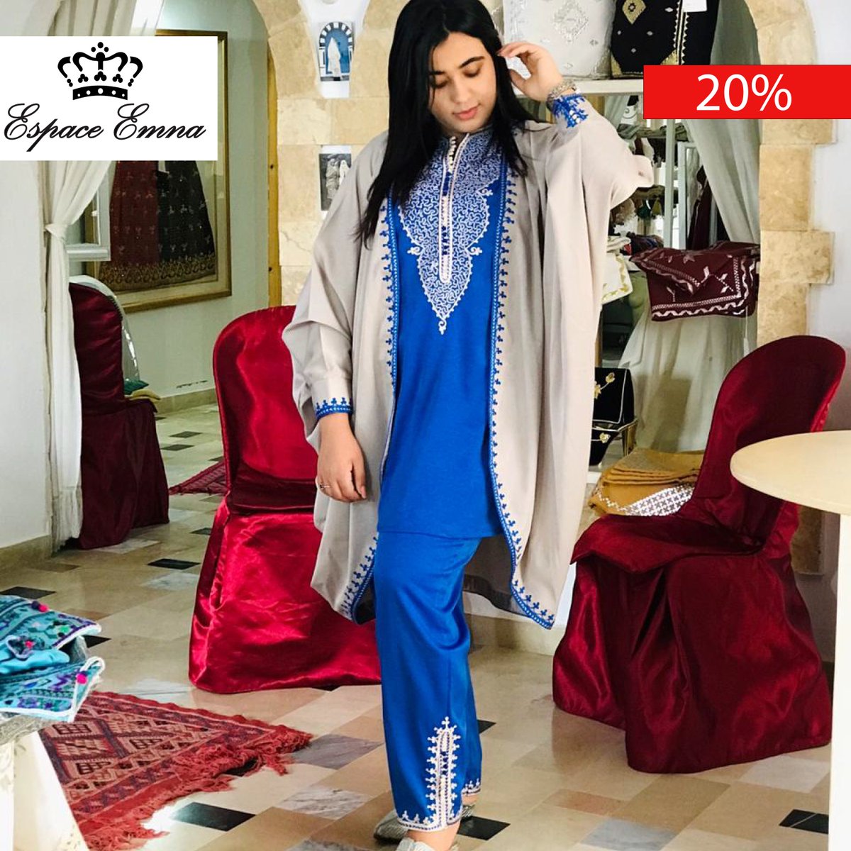 EspaceEmna's tweet photo. 🎁Promo Spéciale Aid AlFitr - 20%🎁

Espace Emna vous fait découvrir la 📣Promo Spéciale Aid AlFitr de 20%📣 sur une sélection variée de nos articles. 
Profitez de cette occasion et retrouvez la tenue parfaite pour l’Aid AlFitr 2020!

#EspaceEmna #promo #aid2020 #summer2020 https://t.co/FQ93Yzwoix