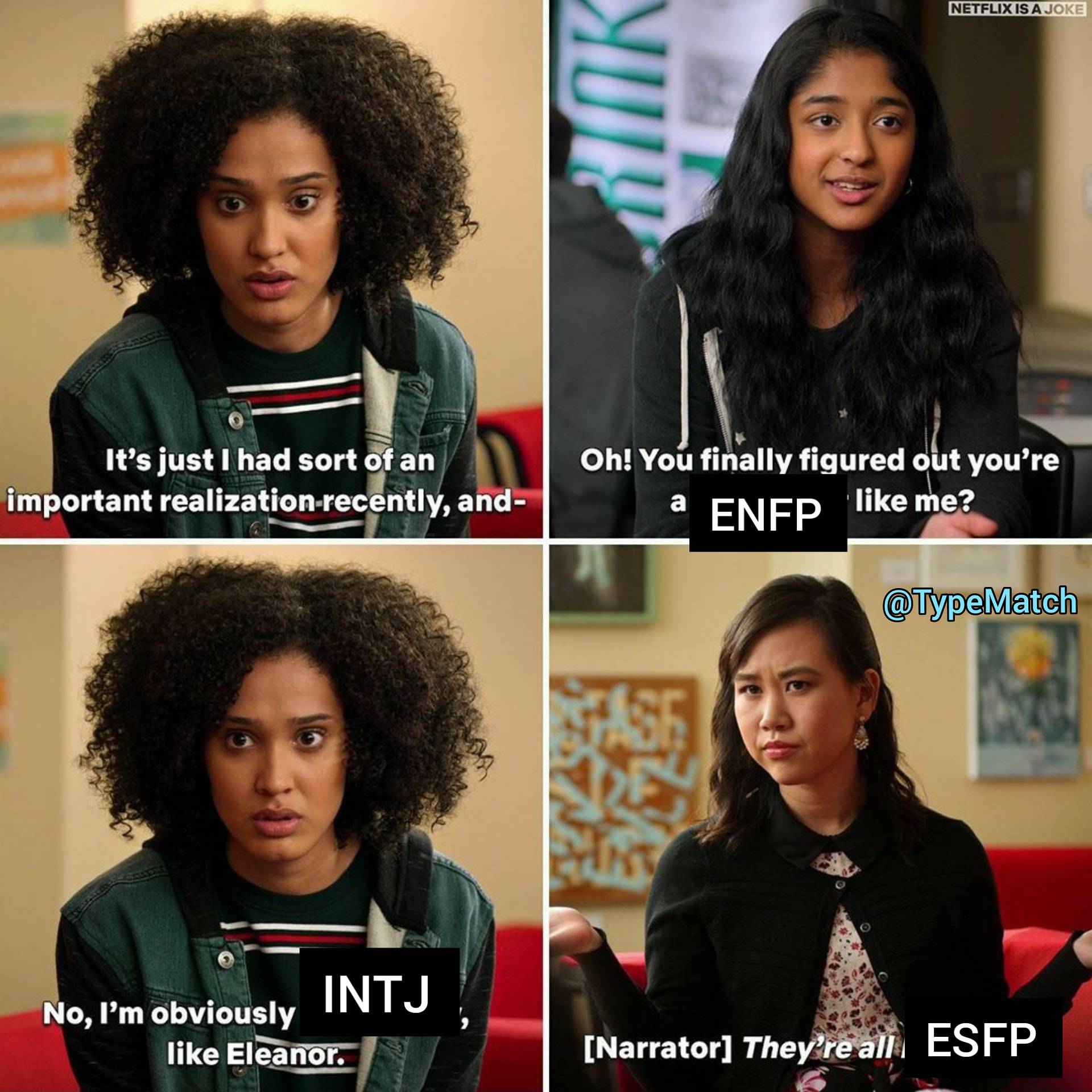 Orange is the New Black Meyers Briggs