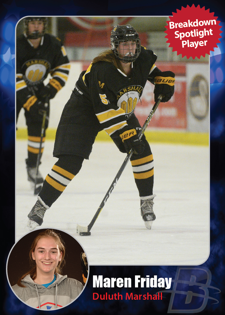 Congratulations to our first <a href="/BreakdownUSA/">Breakdown Sports USA</a> Spotlight Player for girls' hockey, Maren Friday of Duluth Marshall!

<a href="/ToppersHockey/">Marshall School Girls Hockey</a>
@BreakdownGhock 

Read her full profile on our site at: breakdownsportsusa.com/news_article/s…
