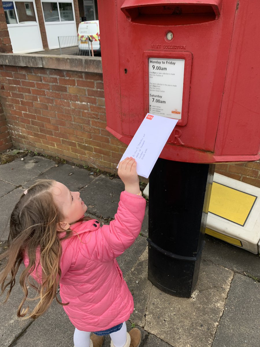 Jess_Jackson94's tweet photo. @BorisJohnson  this is my 3 year old little girl, who was so excited to post a letter to you today! She’s desperate to see her nana and grandad and knows your in charge of saying when she can, so this is what her letter is about, asking when she can cuddle her nana and grandad! https://t.co/USqnEvXjRo