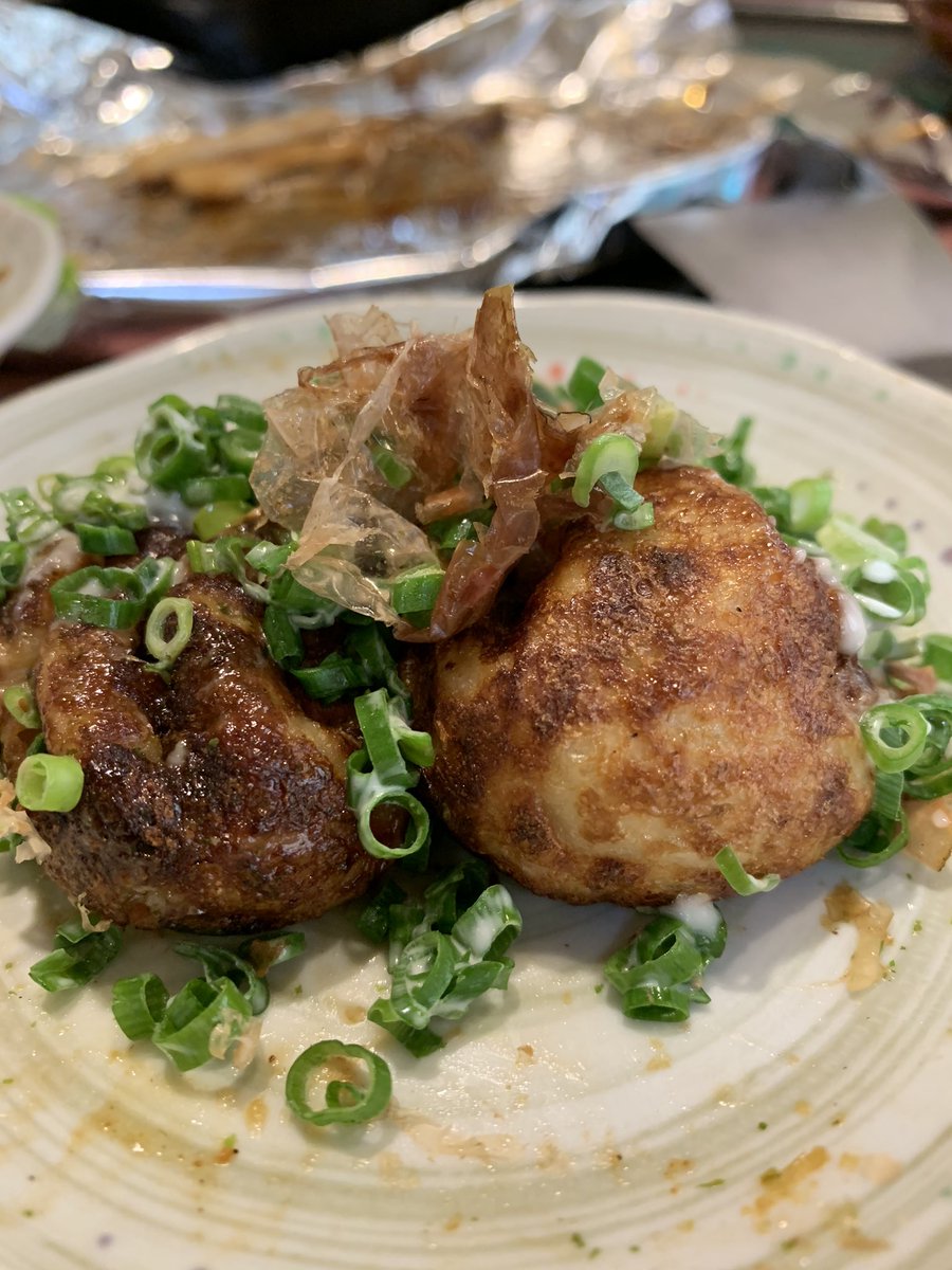 kurinmoko's tweet photo. 昼から飲むには
鉄板焼きが
最高なのよね 💕✨

＃たこりき本店 https://t.co/mPhKtw41GA