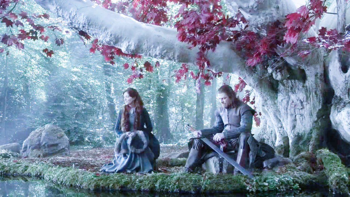 The Winterfell tree is the setting of many important scenes such as Arya reuniting with Bran and Jon, Bran and Jaime talking, Bran telling Sansa he saw her past, Jon telling the Starks about his real identity, Ned talking to Catelyn, Sansa’s wedding to Ramsey, etc.