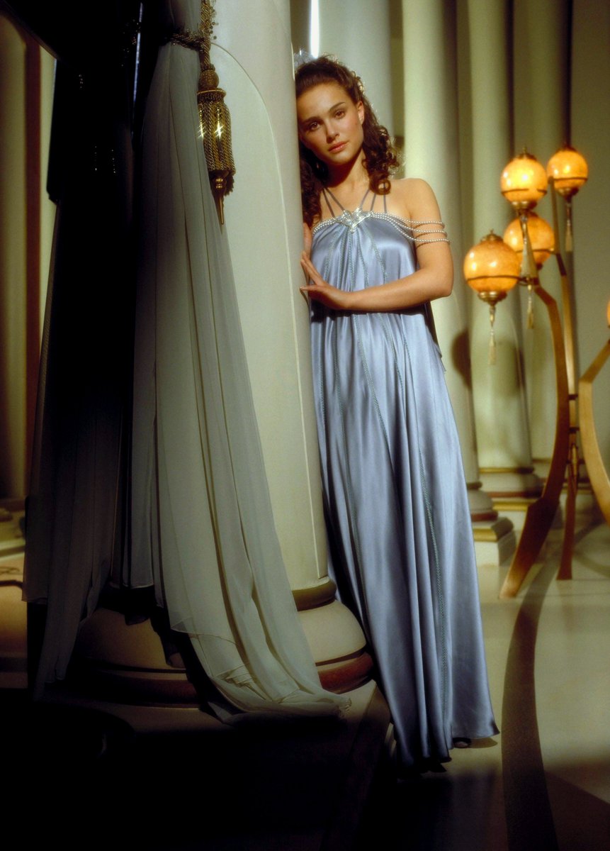 30. veranda nightgown (rots)it's pretty but also looks hella uncomfortable, and while i know our girl padme is always extra, this one misses the mark. we do love the waterfall back though (water being the closest thing her costumes have to thematic coherence)
