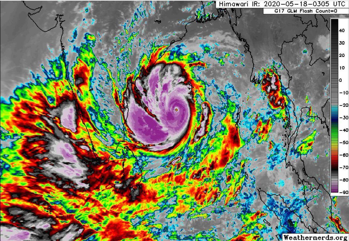 FFFIndia's tweet image. #Amphan Turns Into Super Cyclone, May Hit Bengal

"The Extremely Severe Cyclonic Storm 'AMPHAN' (pronounced as UM-PUN) intensified into Super Cyclonic Storm at 1130 IST of today, the 18th May, 2020 (sic)," the India Meteorological Department or IMD tweeted this afternoon. 
(1/7)