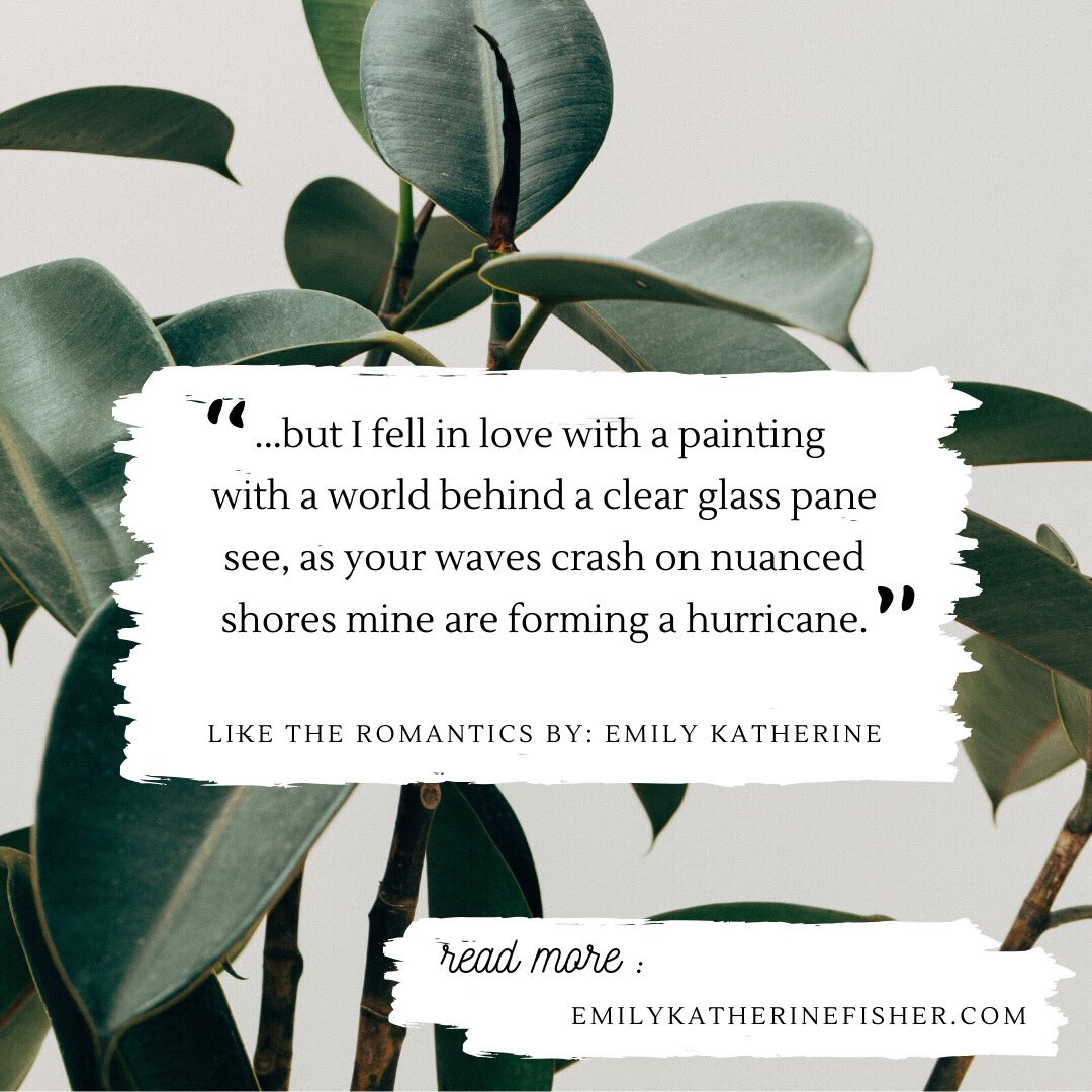 emkatfish's tweet photo. Poetry has been something I’ve gotten away from recently, but I miss it! This is an excerpt of a poem I wrote in college. To this day it’s my favorite I’ve written. #writing #poetry #romantic #writingcommunity https://t.co/AjOzv7gIWL