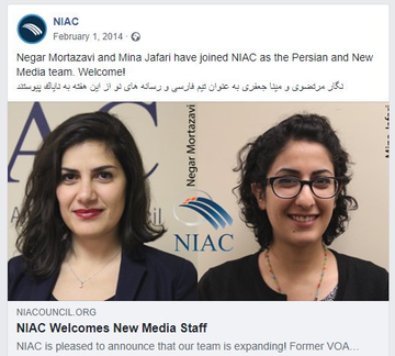 2)Connect the dots:-Omar has ties with  @NegarMortazavi.-Mortazavi has ties with Iran's lobby group  @NIACouncil, launched by Tehran's chief apologist  @JZarif.-Mortazavi also has very close ties with Zarif.-Is Mortazavi feeding Omar with Zarif's talking points?I believe so.