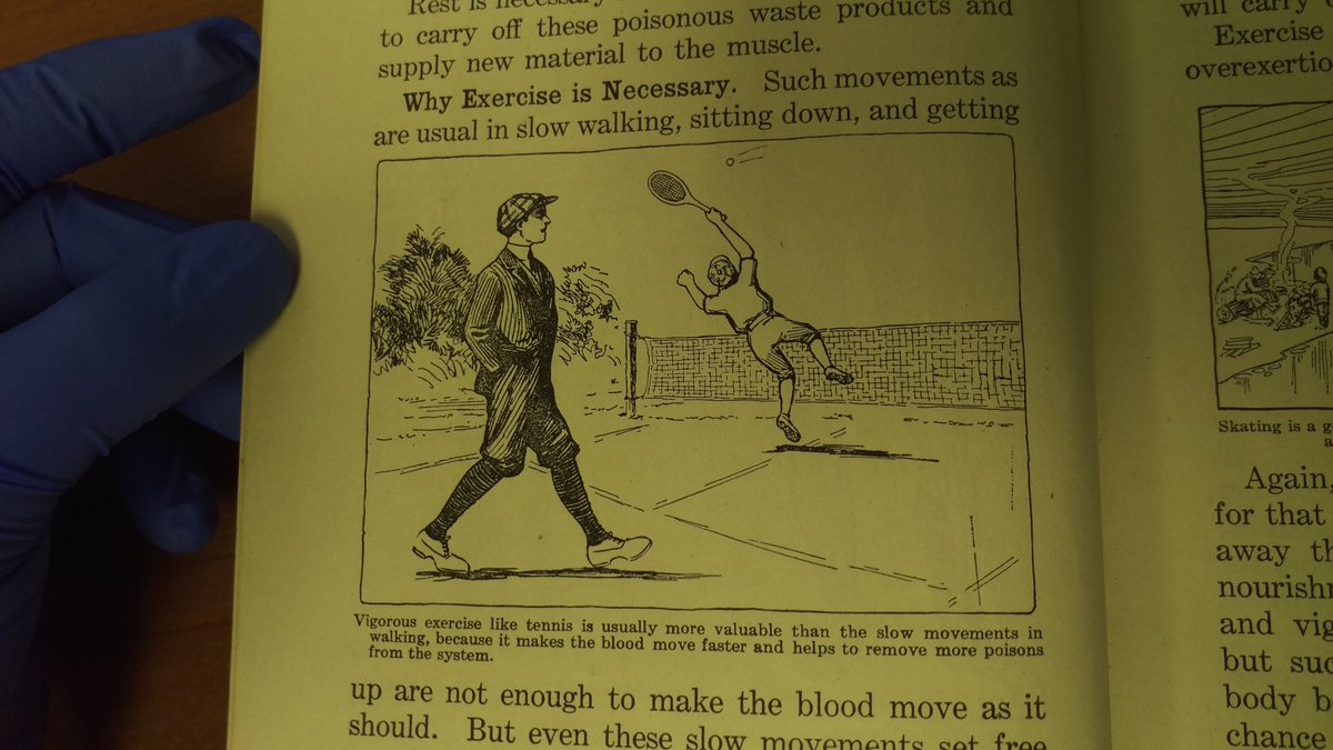 RenoCoMuseum's tweet photo. Artifact of the Day!

Donated by Olin Mohr, this Physiology Hygiene and Sanitation book was for Kansas Primary schools, roughly ages 4 to 11. It was published in 1917 and has some really great illustrations! https://t.co/8QlUCyaFUq