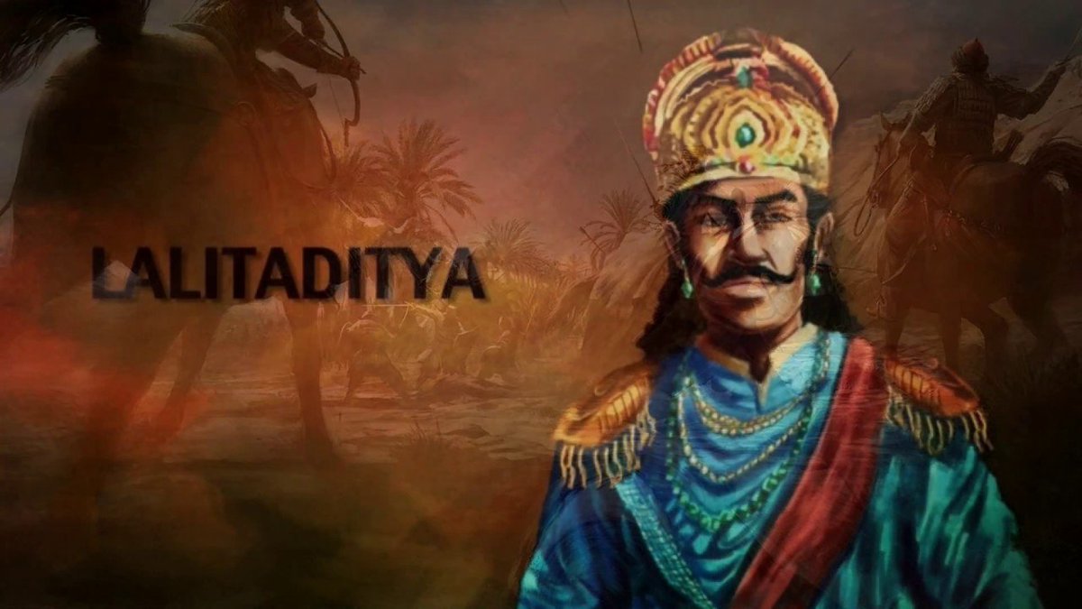 Thread on "ALEXENDER OF KASHMIR :LALITADITYA MUKHOPIDHA"Lalitaditya was the youngest son of the Karkota king Durlabhaka and queen Narendraprabha. He had two elder brothers named Chandrapida and Tarapida ,who preceded him as the rulers of Kashmir.
