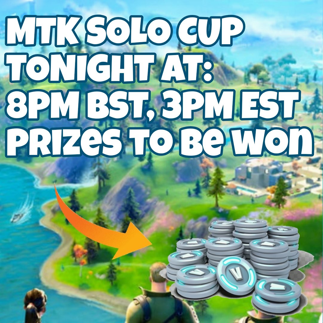 LiveMTK's tweet photo. TONIGHT! 

In just under 4 hours...

The MTK SOLO CUP BEGINS!

Compete to win prizes, top 3 are awarded! https://t.co/Z2bwcoS7Ty